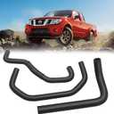 Jaronx 3PCS Breather Hoses Compatible with Nissan Pathfinder 2005-2012, Frontier 2005-2019, Xterra 2005-2015, NV 2005-2020, 4.0L Engine PCV Blowby Valve Hose 11823-EA20A, 11826-ZL80B, 11826-EA200