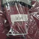 Le Suit One Button Long Sleeve Jacket & Fly Front Slim Pant Bordeaux, Size 14