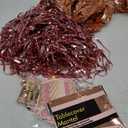 14th Birthday Decorations for Girls, Happy 14 Birthday Decorations for Her, Rose Gold Birthday Party Supplies with Banner, Number Balloons, Fringe Curtains, Hanging Swirls, Foil Balloons