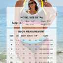 BMJL Womens Bikini Sets Color Block Swimsuits Supportive Wide Strap Two Piece Bathing Suit 2026 (S)