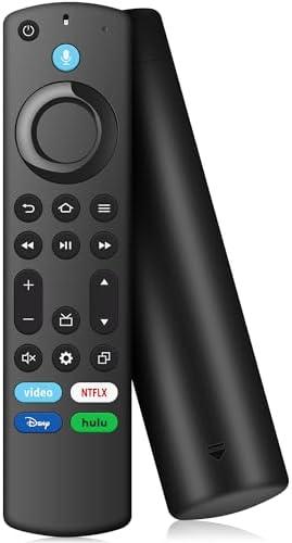 Replacement Voice Remote for Fire Smart Stick 4K/4k Max(1st/2nd Gen),Stick(2nd/3rd Gen)/Lite/HD,TV Cube,Remote for 3rd Gen,Omni,QLED Series,Some TCL,Hisense Smart TVs