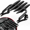 Benlari Stealth Luggage Rack，Motorcycle Luggage Rack Mount Compatible with Harley Davidson Street Glide Road Glide Road King Electra Glide Ultra Limited 2009-2025 (Gloss Black)