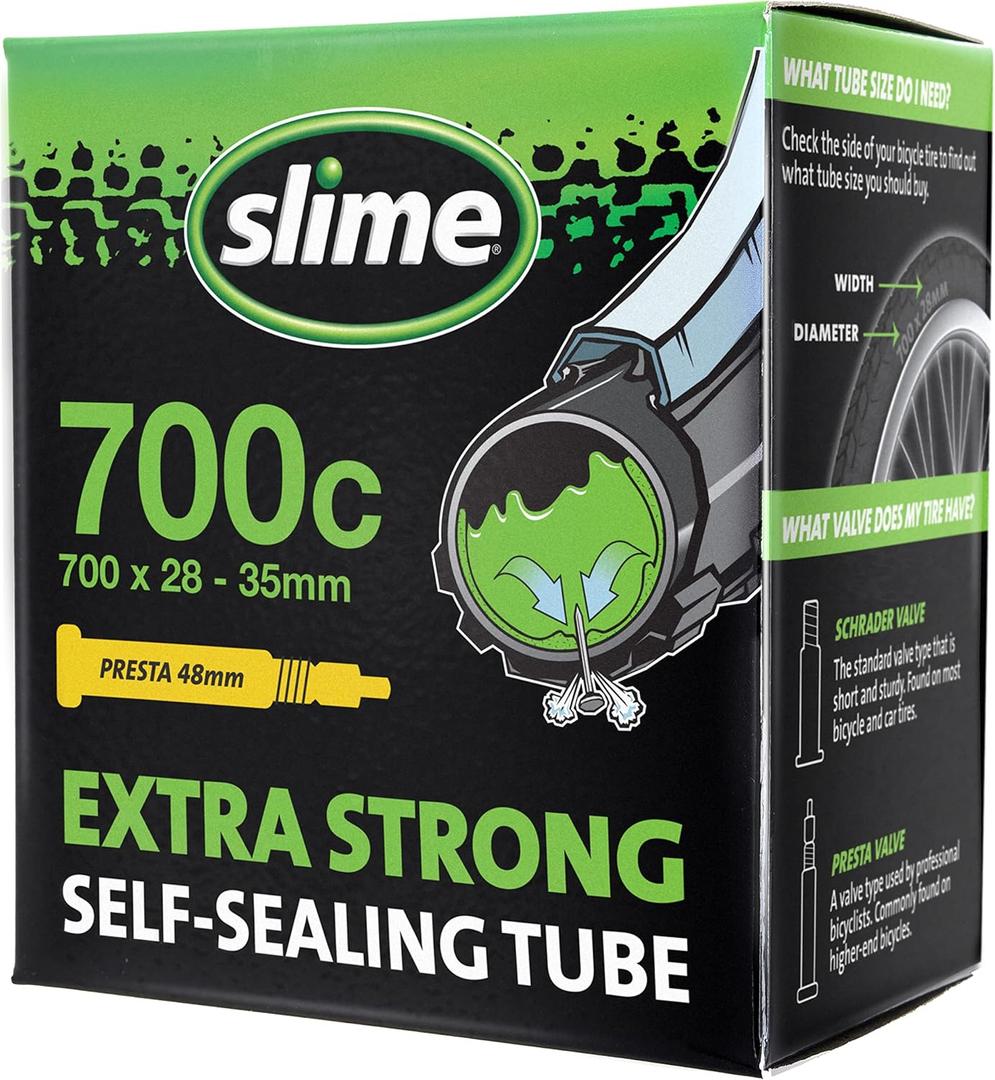 Slime Bike Inner Tube with Slime Puncture Sealant