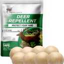 Deer Repellent for Plants, Rabbit Repellent Outdoor, Deer Deterrent for Yard, Bunny Repellent, Deer Away, Keep Rabbits Out of Your Garden, Safe for Family, Pets and Plants, 8 Packs