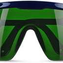 2 x FreeMascot IPL 200nm-2000nm Laser Safety Glasses for Laser Hair Removal Treatment and Laser Cosmetology Operator Eye Protection with Case (Green)