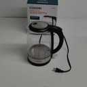 Cosori Electric Kettle, No Plastic Filter & Spout, 1.7L Tea Kettle & Hot Water Boiler For Coffee & Tea, Water Heater & Teapot, Automatic Shut Off, Borosilicate glass, Black, 1500W (1.8 Quarts)