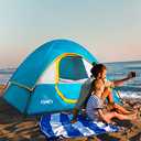 Camping Tent 2 Person, Waterproof Windproof Tent with Rainfly Easy Set up-Portable Dome Tents for Camping (Ocean Blue)
