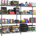 Heavy Duty 4 Tier Adjustable Metal Wire Shelving Units, 4 Tier, 15.7" D x 33.5" W x59.5" H