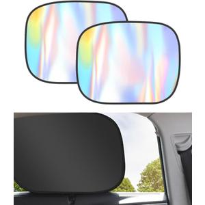 Car Window Shades,Car Accessories Universal Vehicle Side Window Sun Shade,UV Protection Heat Resistance Automotive Windows Sunshades,Compatible with Most SUVs,Cars,Sedan (Rear Window)