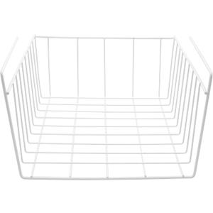 YBM Home Under Shelf Wire Basket Storage Organizer for Kitchen Pantry - Hanging Storage Cabinet Organizer Rack Adds Extra Storage Space Underside the Shelf (1, Medium)