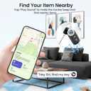2 Pack Tracker Tag[Apple MFi Certified]Work with Apple Find My APP(iOS Only)Bluetooth Tracker Air Smart Locator Tags Item Key Finders Tracking Worldwide Waterproof for Luggage Bags Pet Wallet Backpack
