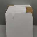 9x9x3 Inches White Shipping Boxes Set of 25 Cardboard Boxes Recyclable Corrugated Boxes Mailers for Small Business, Transporting, Packaging Storage Boxes and Craft Gifts Giving Products Box