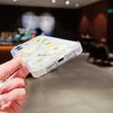 Compatible with iPhone 16 Plus Case for Women,Cute Pressed Dried Real Flowers Design Clear Shockproof Phone case Cover for iPhone 16 Plus (White Flower)