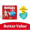 Huggies Size Newborn Diapers, Little Snugglers Baby Diapers, Size Newborn (up to 10 lbs), 144 Count