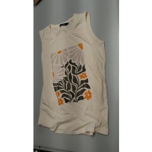 Sleeveless Tank Tops for Women 2025 Summer Casual Blouses Graphic Tees Loose Fit Crewneck Vacation Outfits Shirts (Small, Pattern9)