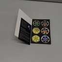 Cell Phone Protection Stickers-Gold 6 Pcs & Black 6 Pcs Phone Sticker from All Phones/Tablets/Laptops/Computer/WiFi... All Devices 12 Pcs