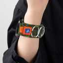 Nylon Loop Elastic Wide Replacement Bands Compatible with Fitbit Versa/Fitbit Versa 2 for Women Men, Soft Sport Adjustable Breathable Braided Straps for Fitbit Versa Lite/Versa SE. (Green)