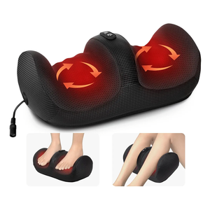 Medcursor Foot Massager with Heat - Foot and Calf Massager with Massage Roller, Deep Massage for Plantar Fasciitis, Pain Relief, Neuropathy, Relax for Home or Office Use (Not Cordless)