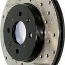 StopTech 127.61124L Sport Drilled/Slotted Brake Rotor (Front Left), 1 Pack