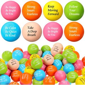 Aoriher 36 Pcs Motivational Stress Balls Colorful Stress Balls Bulk Quotes Inspirational Funny Foam Toys Hand Exercise Gifts for Office Small Toys for Motivating Supply(Multicolor) Aoriher 36 Pcs Motivational Stress Balls Colorful Stress Balls Bulk Quotes Inspirational Funny Foam Toys Hand Exercise Gifts for Office Small Toys for Motivating Supply(Multicolor)