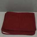 Frienda 2 Pieces Recliner Headrest Covers Sofa Headrest Protector Sherpa for Recliner Chair Couch Furniture Non Slip for Living Room(Burgundy)