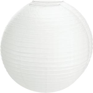 2 Pcs 30 Inch White Paper Lanterns Large Jumbo Round Lantern Lamp Hanging Ball Luminary for Wedding Party Bridal Shower Decoration Anniversary Birthday Classroom Home Ceiling Decorations