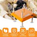 NUGRIART Brooder Heater for Chicks, 10" x 10" for 15 Chicks Heating Plate with Adjustable Height and Angle 15W Chicken Brooder Warm Like Mother Hen