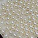 Sooyee Art Faux Pearls 900-Pcs Loose Beads no Hole 1.1 Lbs (10mm,Ivory) for Vase Fillers, Table Scatter, Wedding, Birthday Party Home Decoration