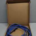 12FT Heat Tape for Water Pipes, Self-Regulating Heat Trace for Pipes with Thermostat Heating Cable for Metal Plastic Pex Pipes 120V 5W/FT