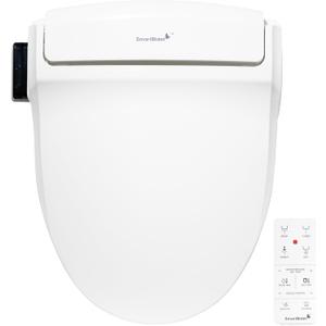 SmartBidet SB-1000 Smart Bidet Electric Bidet Toilet Seat with Heated Seat, Warm Water, Air Dryer Remote Control, Round