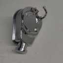 1 PC SHLPDFM Power Steering Pump Chrome Saginaw P Series Power Steering Pump 5/8" Keyway Style Shaft Compatible with GM Vehicles GMC Chevrolet Chevy Buick Oldsmobile Pontiac Chrome