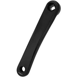 Bicycle Crank Arm,Bike Crank Left Arm,170mm Aluminium Alloy Crank Arm Set Bike Crank Arm Replacement for Mountain Bike Road Bike,Horizontal Square Hole (Black, Rhombic Hole)