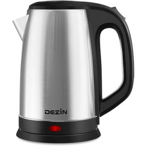 Dezin Electric Tea Kettle for Boiling Water, 2.5L Large Hot Water Boiler, Stainless Steel Fast Boil Water Heater, Electric Water Pot with Auto Shut-Off and Boil-Dry Protection 10 Cups for Family Use