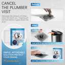 INVIHUG,25 Pack, Disposable Shower Drain Hair Catcher Mesh Stickers,Disposable Hair Drain Catcher. (4.1inch Square)