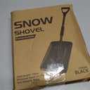 Snow Shovel for Car and Driveway, 42.5 Inch Foldable Lightweight Aluminum Alloy Ice Scraper, Heavy Duty Ergonomic Handle for Emergency Snow Removal, Garden, Black