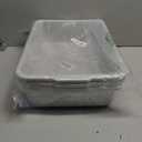 Ggbin Plastic Dish Tubs, Commercial Bus Box/Wash Basin Tote Box, 3-Pack (Grey, 13L)