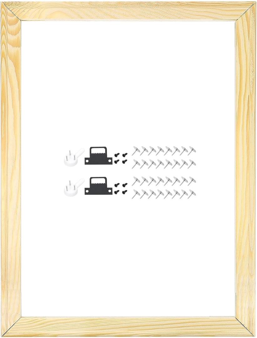 uxcell DIY Canvas Stretcher Bars, 16 x 12 Inch Canvas Frame Wooden Frames Kit Sturdy Stretcher Frames for Oil Paintings Prints Posters, Wood