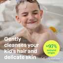 ATTITUDE Shampoo and Body Wash for Kids, EWG Verified Hair and Body Cleanser, Dermatologically Tested Soap, Plant and Mineral Based Bath Products, Vegan, Vanilla & Pear, 16 Fl Oz