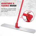 48"x8" Magnesium Bull Float for Concrete Finishing - Heavy-Duty Cement Smoothing Tool With Adjustable Handle Bracket