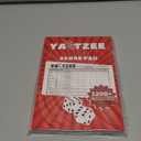 Score Pads for Yahtzee with Tear Off Pages: 6X9, 100 Sturdy Score Sheets, Large Print, Lay-Flat Design, Compatible with Yardzee & Yahtzee Games