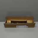 Heavy Duty Curtain Rods for Windows 28 to 48 Inches, 1 Inch Gold Curtain Rod for Bedroom, Living Room, Patio, Kitchen, Adjustable Curtains Rods with Classic Finials, Gold Finishing