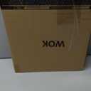 Carbon Steel Wok, 13-Inch, Pre-Seasoned, Non-Stick, with Lid and Spatula, Flat Bottom, Ideal for Stovetop Cooking