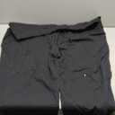 Weintee Women's Plus Size Petite Cotton Pants with Pockets (Black, L)