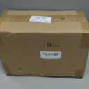 Honoson 2 Pcs Christmas Lanterns Decorative with LED String Lights Metal Hanging Xmas Vintage Lantern with Red Ribbon Berry for Indoor Outdoor Xmas Home Porch Party Decor(Snowflake)