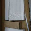 Lotus & Windoware Cordless, 2 Inch Faux Wood Blind, 11" Wide x 72" Long, Window Blinds, Blinds & Shades, Blinds for Indoor Windows, Embossed, Bright White