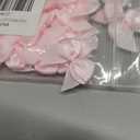 50 Pcs Pink Bows, Mini Satin Ribbon Bow, Tiny Craft Bows for DIY, Cheer Pins, Wedding & Gift Box Decor (Pink)