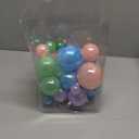 45Pcs Pastel Christmas Ball Ornaments Set - Pearl Colorful Shatterproof Christmas Tree Hanging Pendants for Xmas Tree Winter Holiday Candyland Party Wreath Garland Decorations