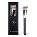 Travel Size Concealer Brush Flat Top, Mini Makeup Brush for Under Eye Spot Blemish, Soft Vegan Synthetic Bristles, No Shedding, Liquid Cream Powder Blending, Compact Brush 6.4" (370S)