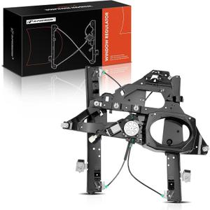 A-Premium Power Window Regulator with Motor (2-Pin Plug) and Panel Replacement for Ford Expedition Lincoln Navigator 2007-2017 Front Left Driver Side