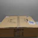 VOLISUN Low Profile Ceiling Fans with Lights and Remote, 23.6in Flush Mount Ceiling Fans with Light, 3000K-6500K Dimmable Fandelier LED Fan Light, Black Bladeless Ceiling Fans with Lights for Bedroom